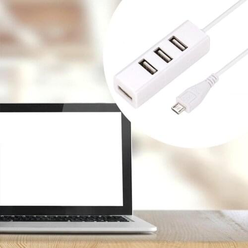 Micro USB To 4 Port OTG Hub USB HUB For Raspberry Pi,ODROID,Banana Pi Zero,Orange Accessories Home Pi Cable Travel Data I0L1