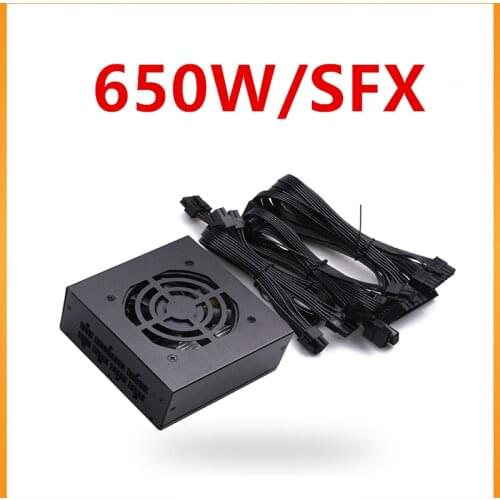 New Original PSU For Lianli 80plus Gold Full Module ITX SFX 650W Switching Power Supply 650W/SFX