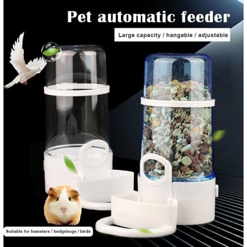 New Portable Automatic Pet Food Dispenser For Small Pets Feeding Supplies Pet Accessories Food Dispenser Feeder Water Bowl