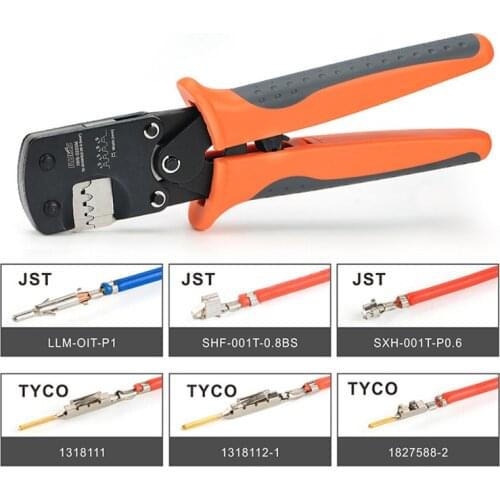 IWS-3220 Micro Connector Pin Crimping Tool 0.03-0.52mm² 32-20AWG Ratcheting Crimper for D-Sub,Open Barrel suits Molex,JST,TYCO-E