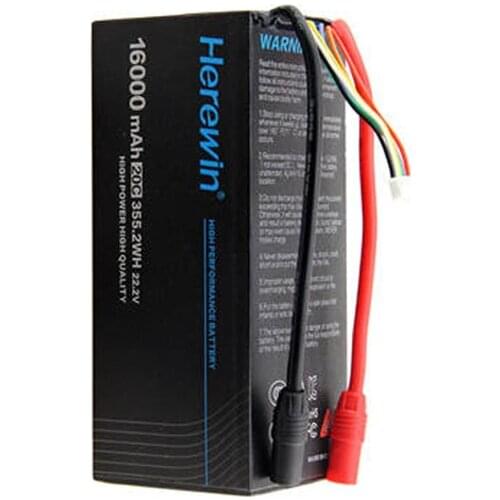 Original Herewin 16000mah Battery 22.2v 20C shaft battery Agricultural drone frame Plant protection battery