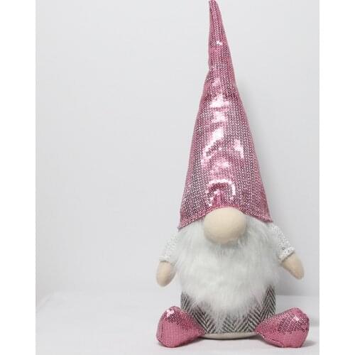 Christmas Faceless Doll Gnome Santa Xmas Decorations Handmade Dwarf Doll Ornaments For Home Navidad Natal Gifts New Year 2021