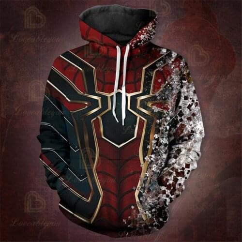 Christmas Design Hoodies Autumn Homecoming Scarlet Spider Hoodie Women Hoodies Sweatshirts Spider Superhero Cosplay Hooded Tops