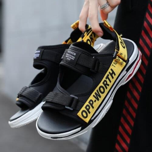 Topvivi sandals men original designer Outdoor Non-slip Men Casual Shoes Summer 2021 Trending Men Fashion Mens Beach slippers