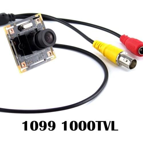SUFCO CMOS DIY Camera Board 1099 1000TVL Color + 3.6mm lens Video cable CCTV security mini Camera 700tvl cmos small camera