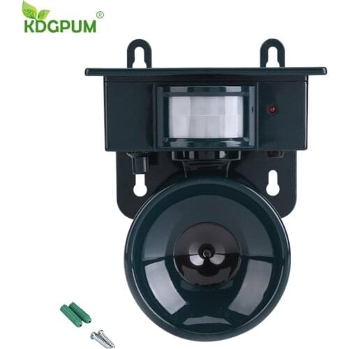 Ultrasonic Bird Repeller Solar PIR Motion Sensor Garden Pest Repeller Dog Cat Fox Mole Ahuyentador Ultrasound Bird Repellent