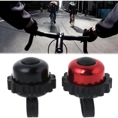 1PC Bicycle Bell Rotation Gear Aluminum Alloy Horn Safety Alarm Cycling Bike Sound Wholesale W20