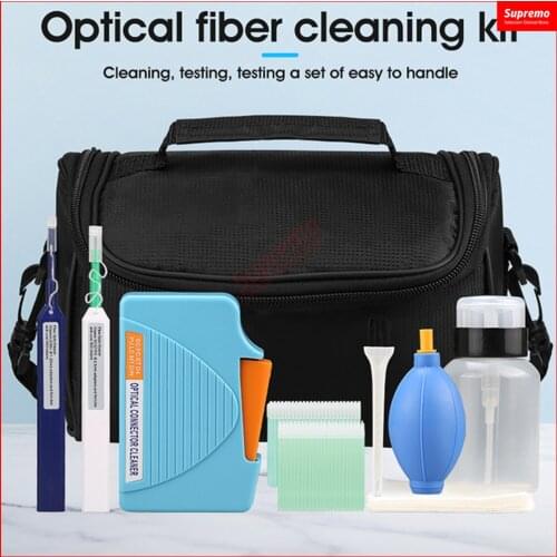 1set/ 10pcs Fiber Optic Cleaning Kit Set Fiber Optic Cleaning Pen 1.25/2.5 mm Fiber Optic Cleaning Box
