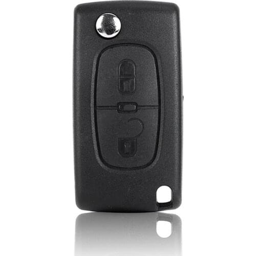 2 Buttons Case V2 Car Key Control Cover for PEUGEOT 207 307 308 407 607