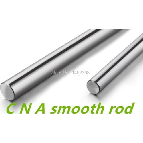 2pcs/lot 3D printer rod shaft WCS 20mm linear shaft 300mm chrome plated linear motion rail round rod shaft CNC parts SFC20