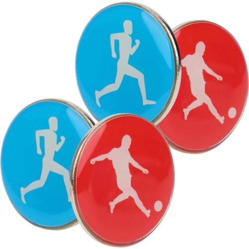 4pcs Two-Sided Referee Toss Coin Judge Football Soccer Toss Coin Referee Flip Coin For Football Volleyball Toss Coin Souvenirs