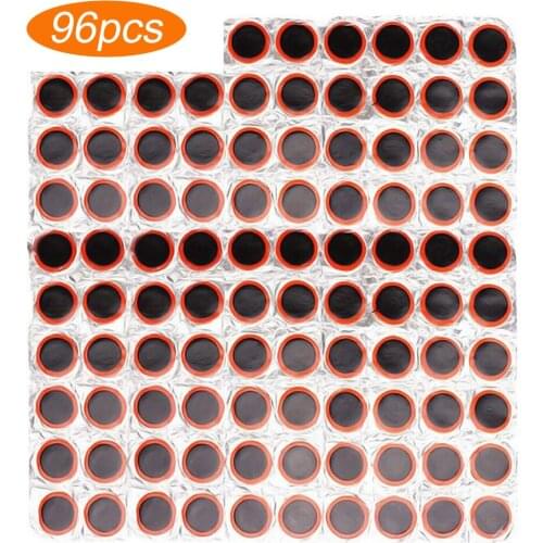 96pcs Bicycle Tire Repair Kit Patch MTB Road Bike Tyre Fast Repair Tools Kit Bicycle Tire Tyre Tube Repair Cycle Patch Kit