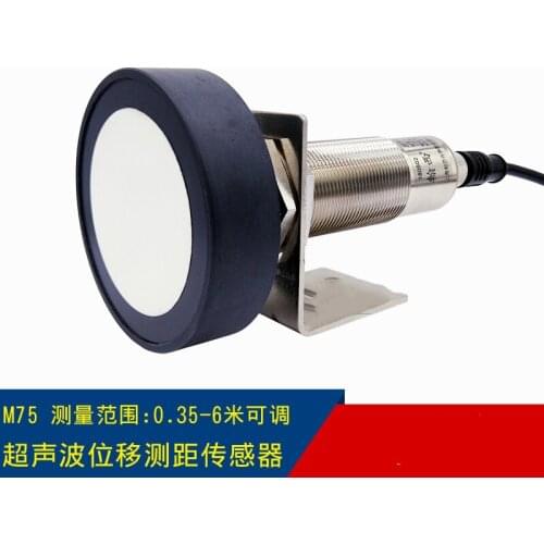 Ultrasonic displacement measurement analog voltage and current output proximity switch adjustable Connector 6 meters