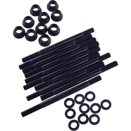 Car Steel Cylinder Head Studs Nuts Kit 208-4305 Fit For Honda Civic 1.6L SOHC 1996 1997 1998 1999 2000 Accessories