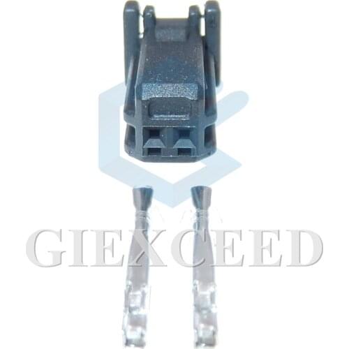 2 Sets 2 Pin Automotive Cable Electric Wire Harness Unsealed Connector 0.6 Series 1473143-1 Auto Accessories