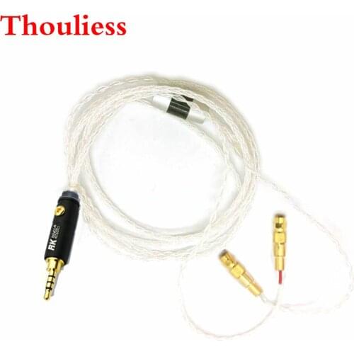 Thouliess 1.2m 2.5/3.5/4.4mm Balanced 8Core Silver Plated Cable For HE400 HE5 HE6 HE300 HE560 HE4 HE500 HE6 Headphones