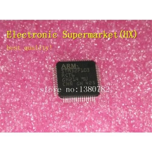 Free Shipping 10pcs/lots STM32F103RCT6 STM32F103 QFP-64 New original IC In stock
