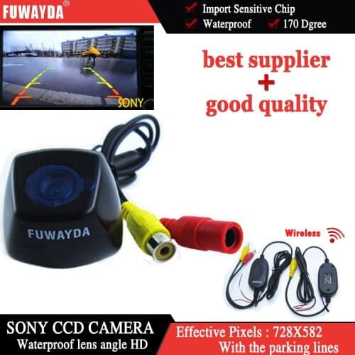 FUWAYDA Wireless FOR SONY CCD Car Rear View Reverse Backup Parking Safety CAMERA for BMW X1/ BMW X3/ BMW X5/ BMW X6 waterproof