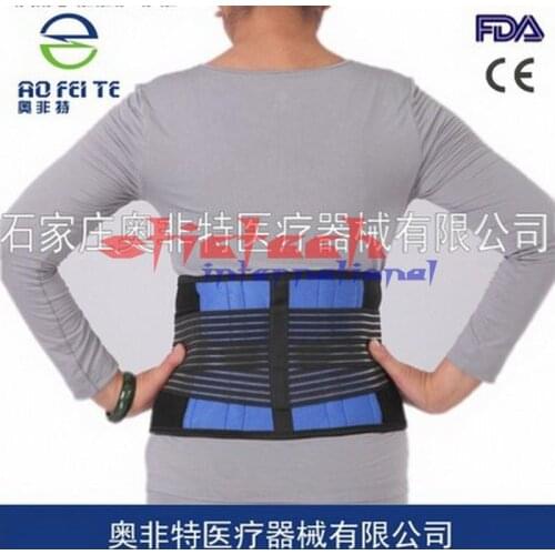 By ems or dhl 20pcs Posture Adjustable Neoprene Double Pull Lumbar Support Lower Back Belt Brace Pain Relief Band Waist