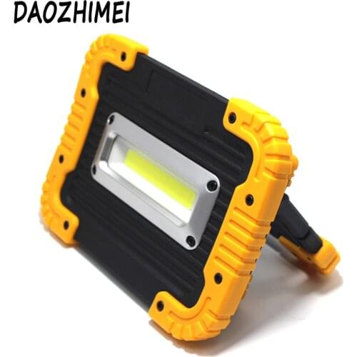 New Portable 18650 Built-in battery COB Rechargeable Work Lamp 30W LED Camping USB Flashlight IP44 outdoor Floodlight