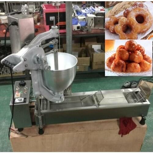 Electric Donut fryer machine,Stainless Sheel Ball Donut Maker Machine;Round, Flower Doughnut Maker with 3 molds