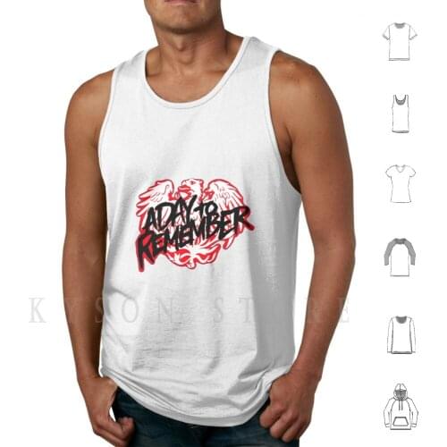 A Day To Remember Band Logo Tank Tops Vest 100% Cotton Adtr A Day To Remember Records Music Pop Punk Rock Hardrock Hard