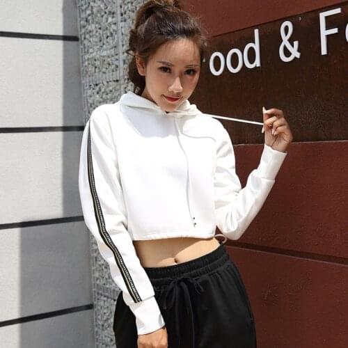 New Sports Jacket Outdoor Running Leisure Long-Sleeved Sports Jacket with Hood Zipper Solid Color Fitness Yoga Clothes