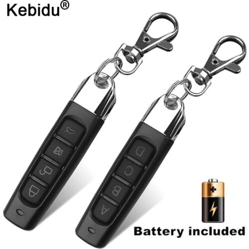 Newest 4 Channel Mini Wireless 433Mhz Cloning Remote Control Copy Code Remote Electric Cloning Gate Garage Door Auto