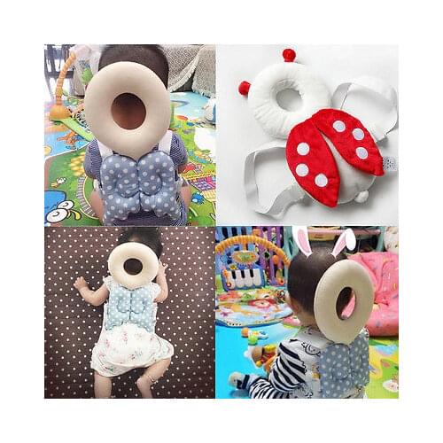 New Cute Baby Safety Protector For Infant Toddler Head Back Protector Safety Pad Harness Headgear Baby Securite