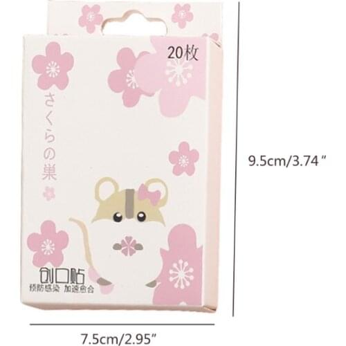 80pcs Breathable Cute Cartoon Woundplast Hemostasis Adhesive Bandages Outdoor Portable First Aid Emergency for Kids