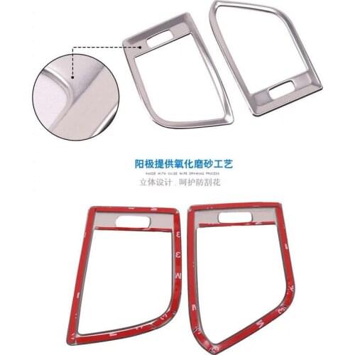 Fit for XC60 special instrument panel air outlet refitting A-pillar air conditioning air outlet decorative frame interior ring
