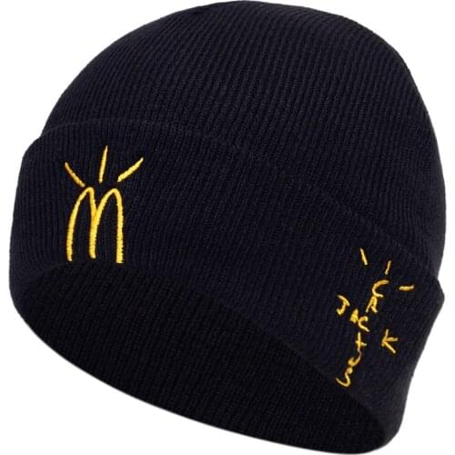TRAVIS SCOTTS CACTUS JACK Embroidery Casual Beanies hat For Men Women Fashion Knitted Winter warm Hat Hip-hop Skullies Hats