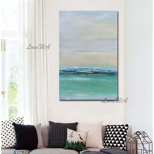 Simple Hand-painted Wall Art Contemporary Abstract Oil Painting Contracted Design Picture Modern Oil Painting On Canvas Unframed