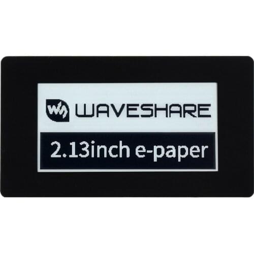 Waveshare 2.13inch Touch E-Paper E-Ink Display HAT For Raspberry Pi, 250×122 Pixels, Black / White, SPI Interface