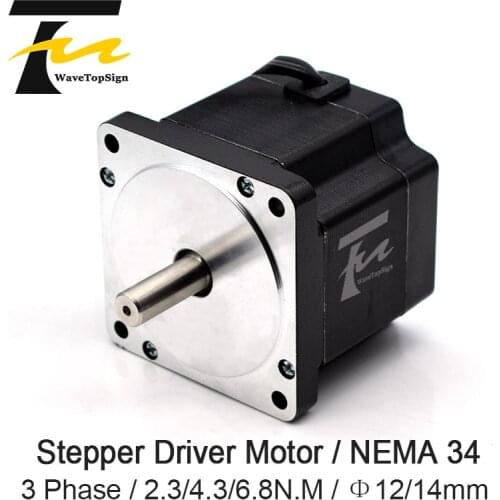 Leadshine Nema 34 Stepper Motor 863S Series Holding Torque 2.3N.m 4.3N.m 6.8N.m Use For Laser Engraving Machine CNC Router