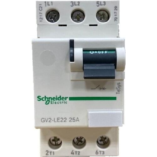 Schneider GV2LE Thermal-magnetic circuit breakers GV2 LE10 GV2LE14 GV2LE16 GV2LE20 GV2LE22 GV2LE32
