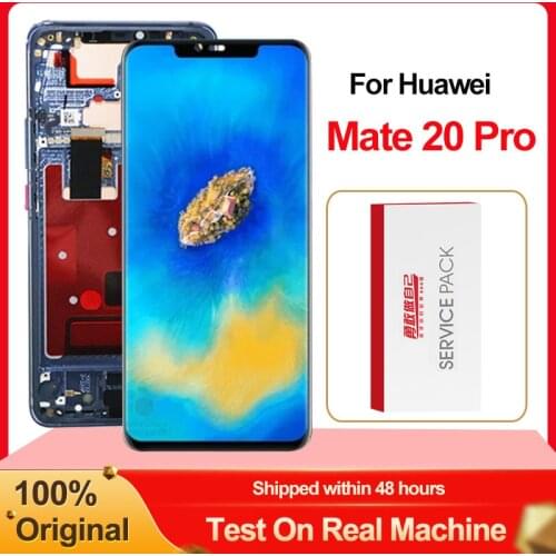 100% Original 6.39'' OLED Display For Huawei Mate 20 Pro LYA-L29 LCD Touch Screen Digitizer Assembly For Mate20 Pro LCD Panel
