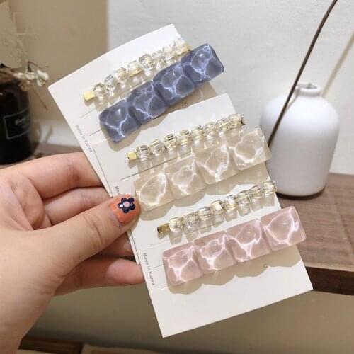 2/3pcs Rhinestone Hair Clips For Girls Women Hair Accessories Headbands Bobby Pin Barrette Hairpin Beauty Styling Tools