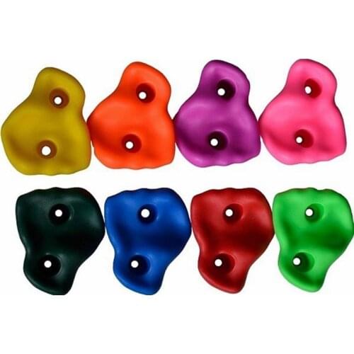 25 Pcs/Set Children Indoor Climbing Rock Kids Coordinate Fitness Toys Playground Holds Wall Stone Kit Rock Stones Backyard Toys