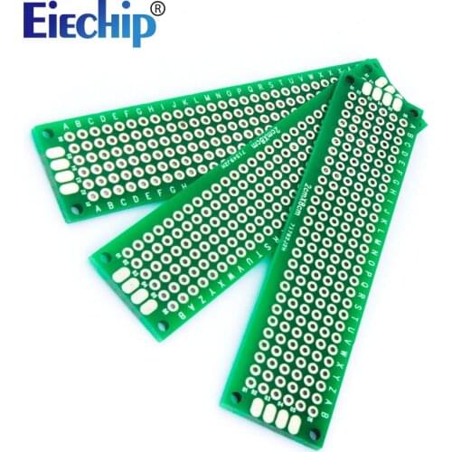 5pcs/lot Double Side Prototype PCB diy Universal Printed Circuit Board 2x8cm