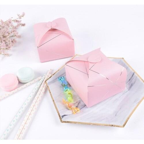 50 Pcs Wedding Favors And Gifts Box Small Gift Candy Boxes Birthday Party Chocolate Jewelry Kraft Paper Gift Packaging Cardboard