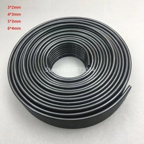 5M 8 lines eight ways UV ink tube for large format inkjet UV flatbed printer black ink pipe hose 3*2mm 4*3mm 5*3mm 6*4mm