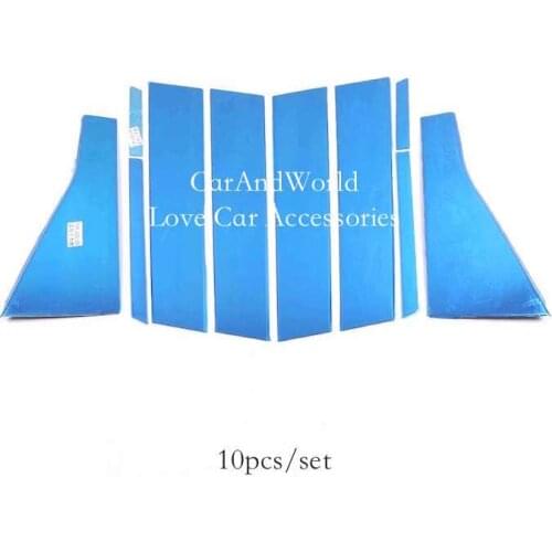 For Honda JADE Accessories 2013-2021 Stainless Steel Auto Window Column Trims Center Pillar Covers Car Decoration