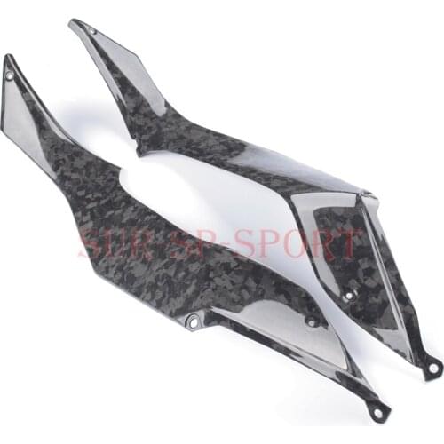 Motorcycle tank of the side panel in Forged Carbon Fiber For Kawasaki Ninja H2 SX