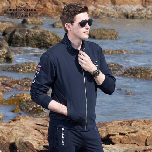 Bruce ＆ Shark Stylish Men's Hoodies
