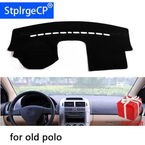 For Volkswagen polo 2002 2003 2004-2010 Car Styling Dash Mat Dashmat Dashboard Sticker Cover Sun Shade Dash Board Cover Carpet