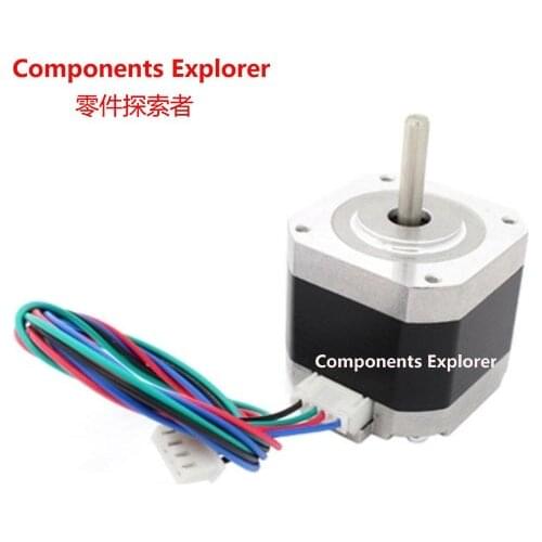 Nama17 42 Stepper Motor Drive Motors Two Phase Four Wire 1.8 degree Stepper Motor 1.5A for 3D Printer 42STH40-1504AC