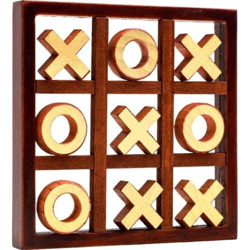 Tic Tac Toe Game for Playing with Friends & Family – Small, Portable, Packable, Classic Board Game Activity Tools Set