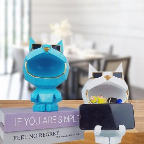 Home Decor,3D Miniature Figurine,Cool Cat,Table Decoration,Storage Box,Art Sculpture,Modern Living Room,Desk Decorations,Statue