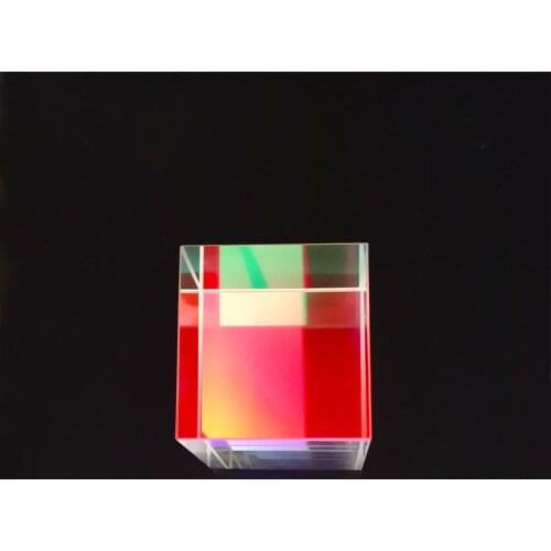 45*45*42mm Cube of Light Creative Gift Optical Popular Science Customized Prism Colour